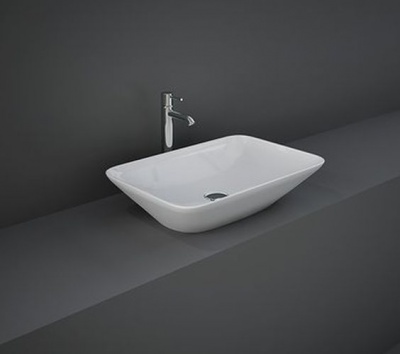 RAK Variant Countertop Rectangular Wash Basin - No Tap Hole